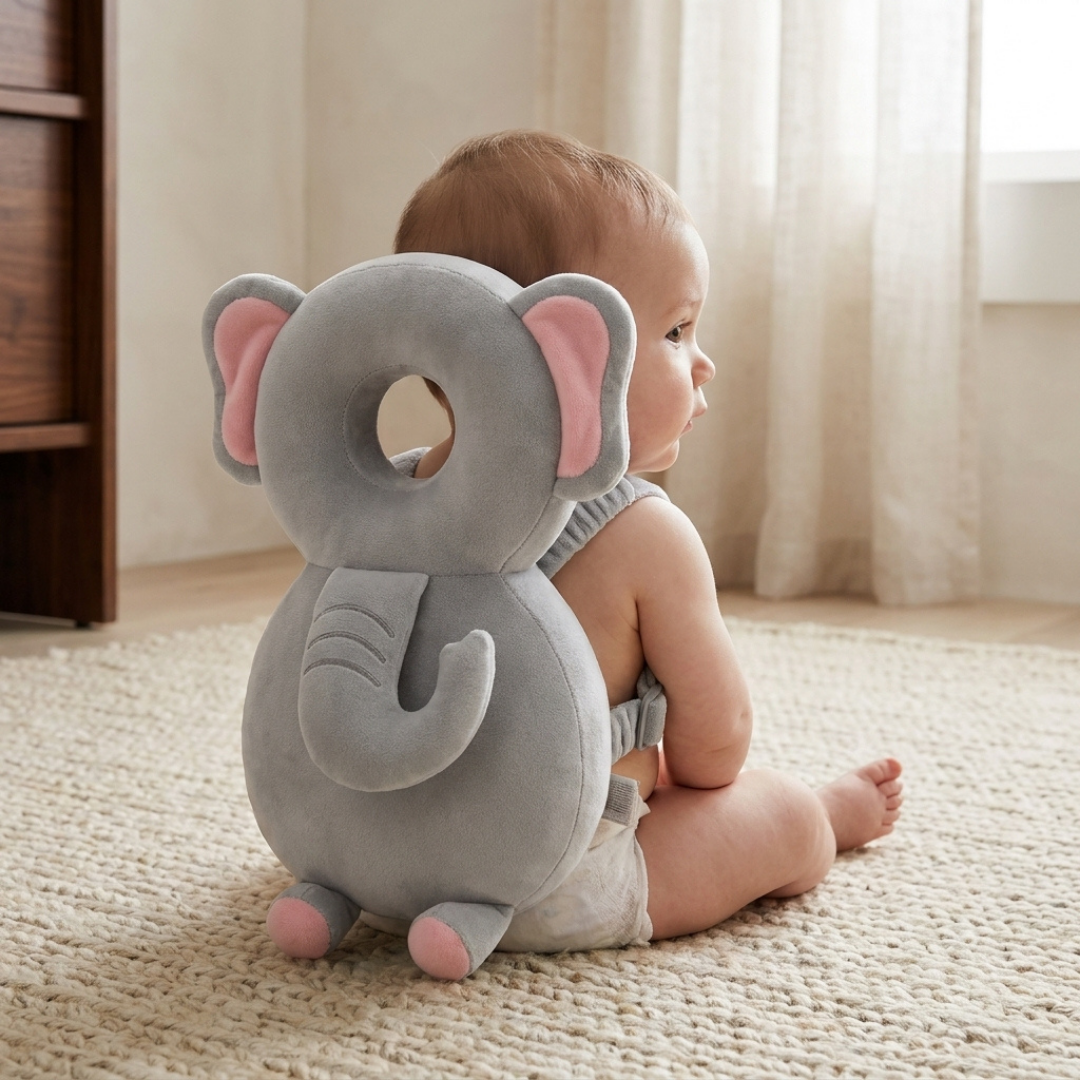 Tiny Snugg Baby Head Protection Backpack - baby learning to walk with protection