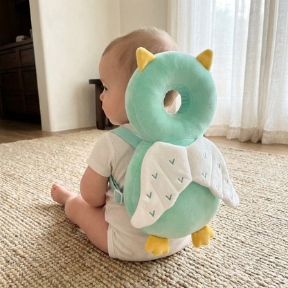 Tiny Snugg Baby Head Protection Backpack - side profile view