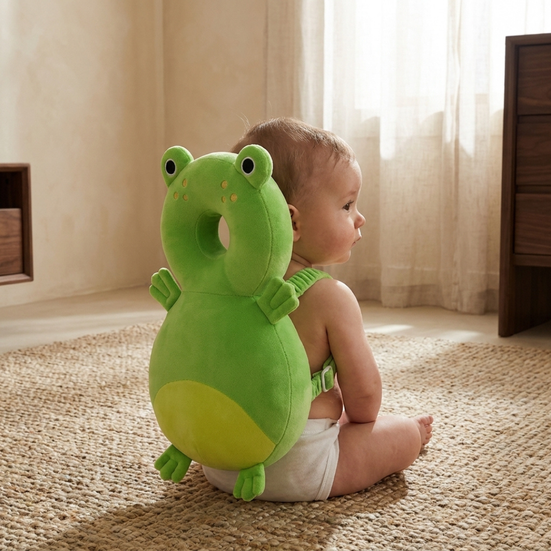 Tiny Snugg Baby Head Protection Backpack - adjustable straps detail