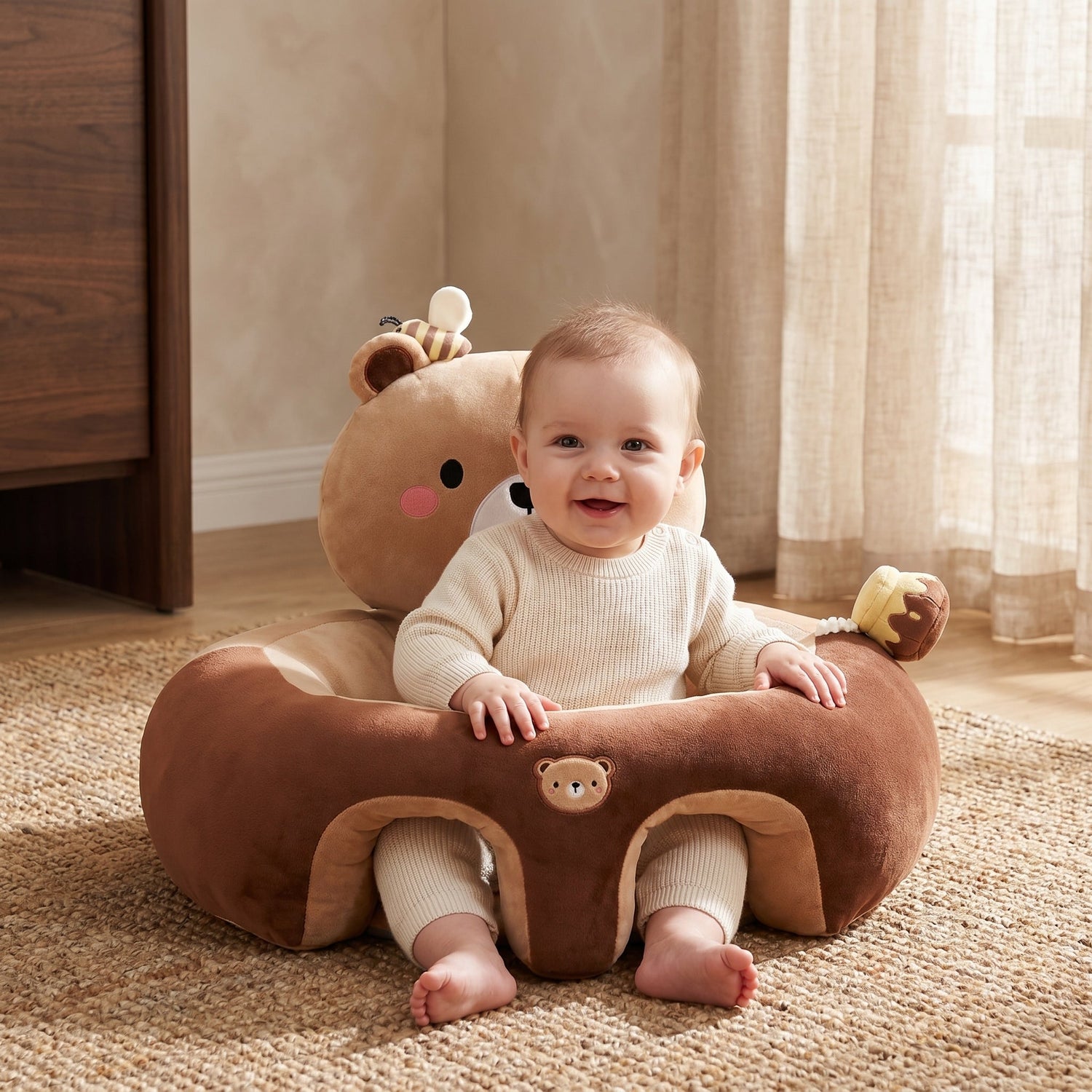Tiny Snugg Baby Sitting Support Seat - baby sitting in support seat