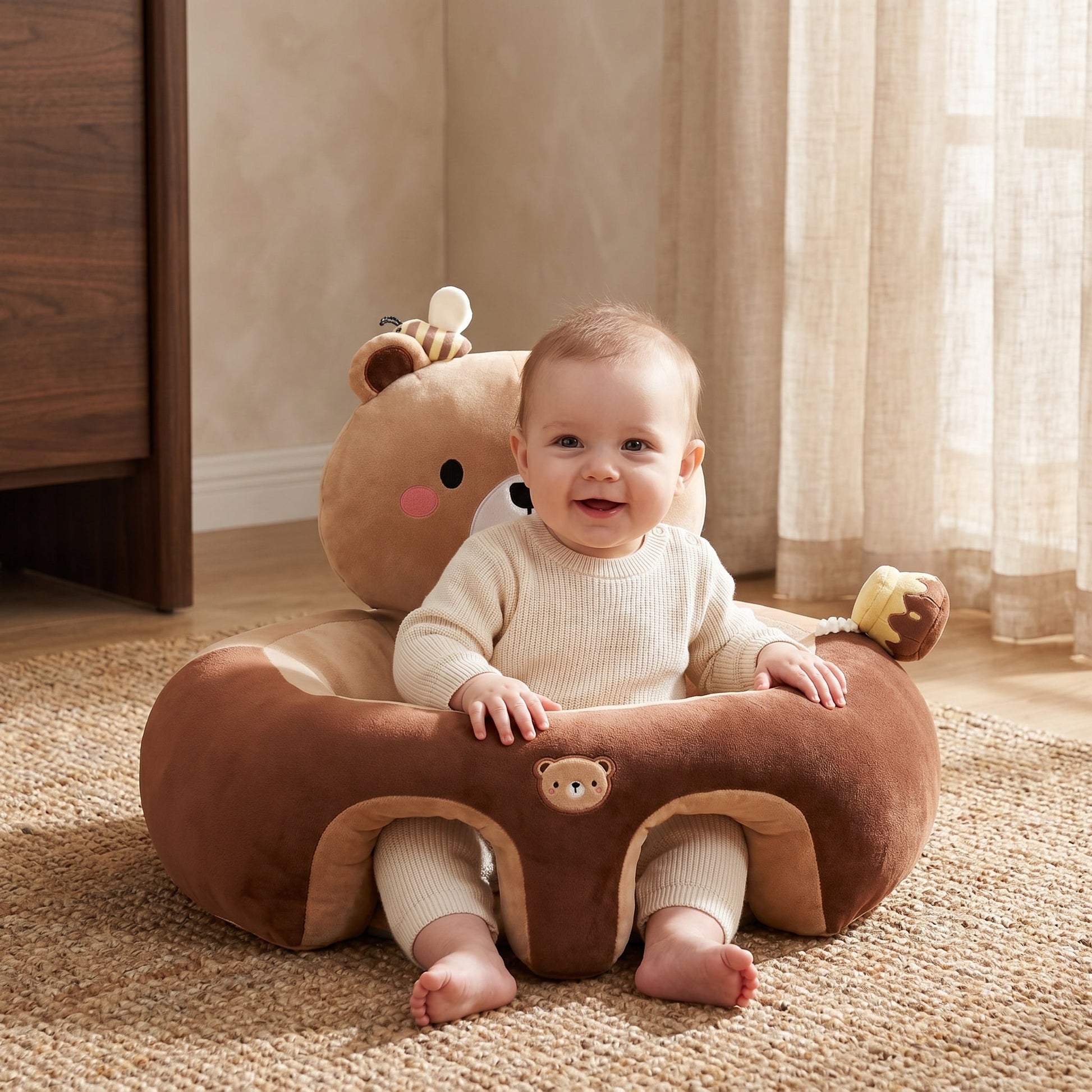 Tiny Snugg Baby Sitting Support Seat - baby sitting in support seat