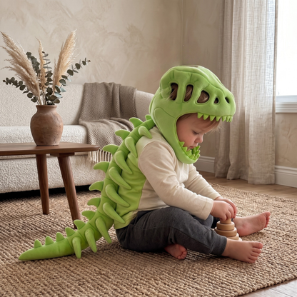 Tiny Snugg Dino Plush Hoodie