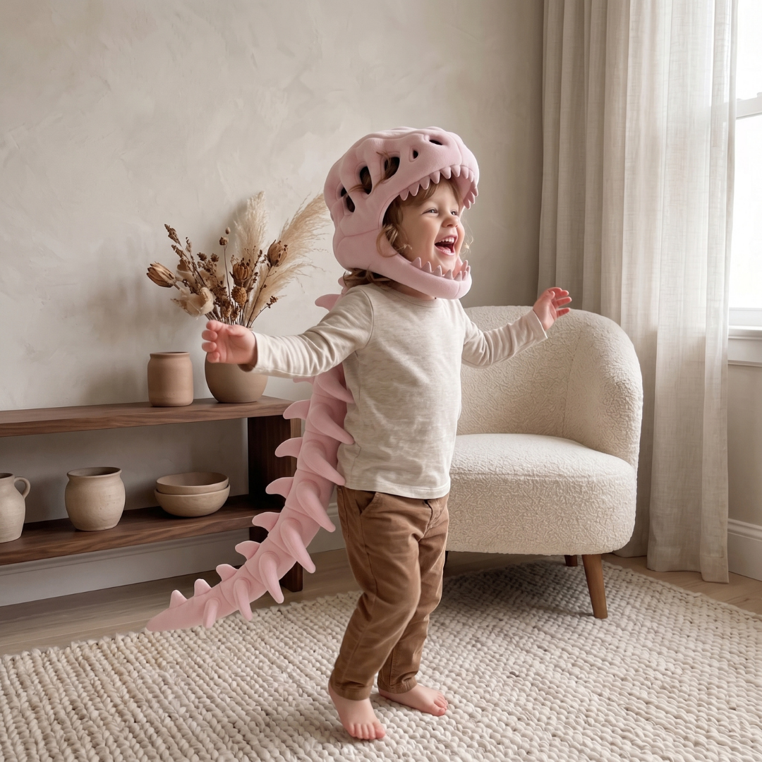 Tiny Snugg Dino Plush Hoodie