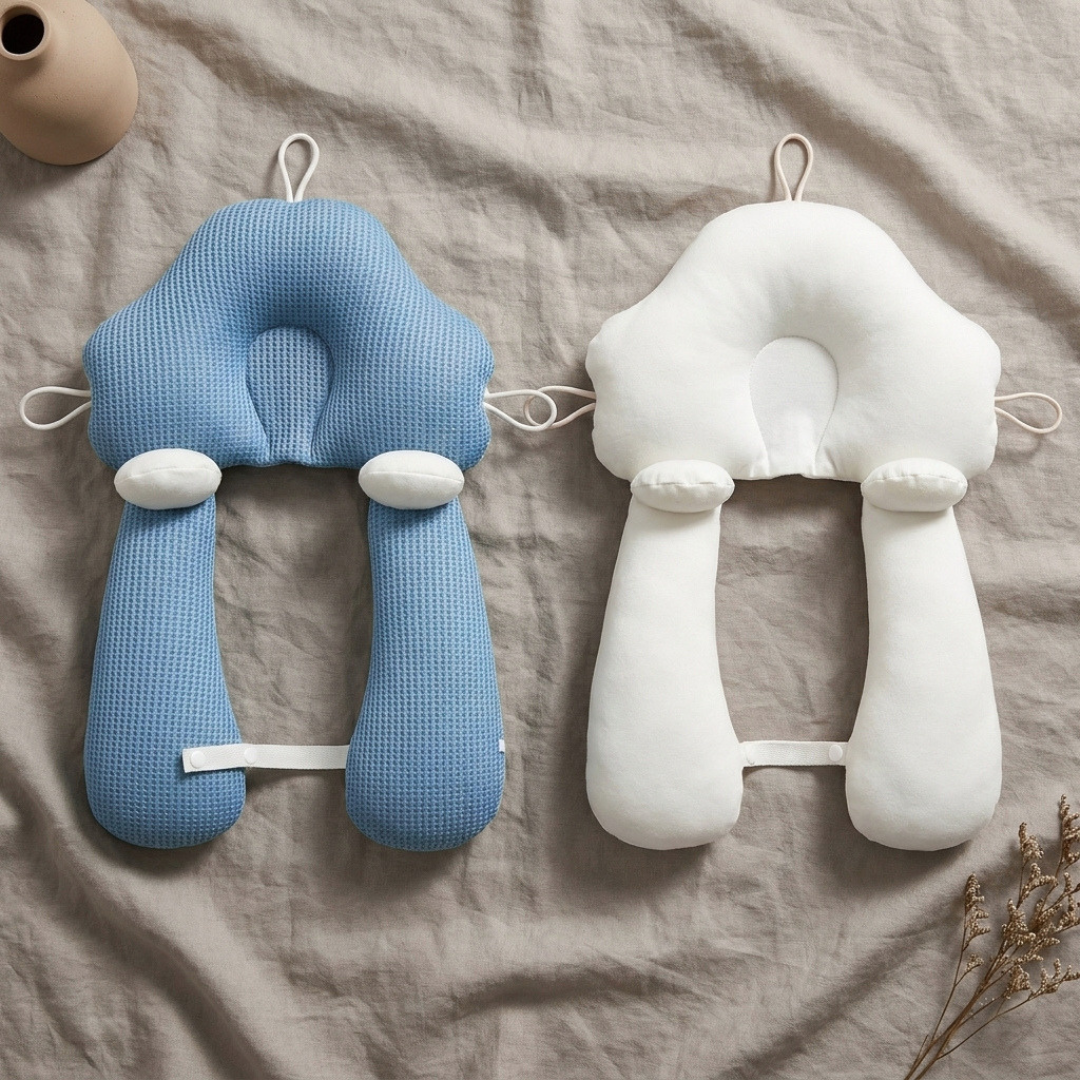 Tiny Snugg Huggable Baby Pillow - baby resting on support pillow