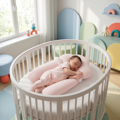 Tiny Snugg Huggable Baby Pillow - product features infographic