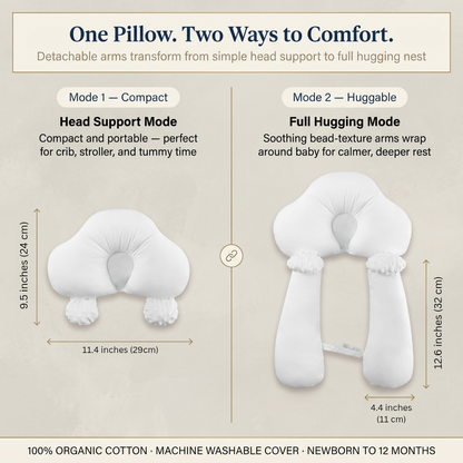 Tiny Snugg Huggable Baby Pillow - newborn head and neck support