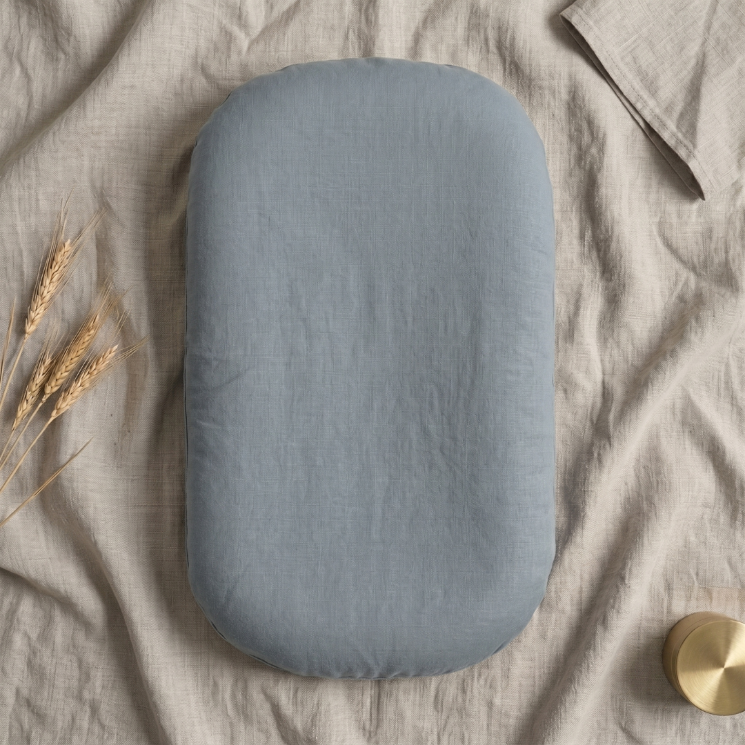 Tiny Snugg Pastel Baby Lounger Nest - lifestyle nursery photo