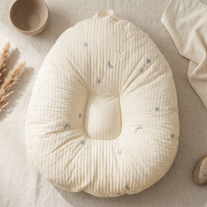 Tiny Snugg Soft Nest Baby Lounger - supportive edges close up