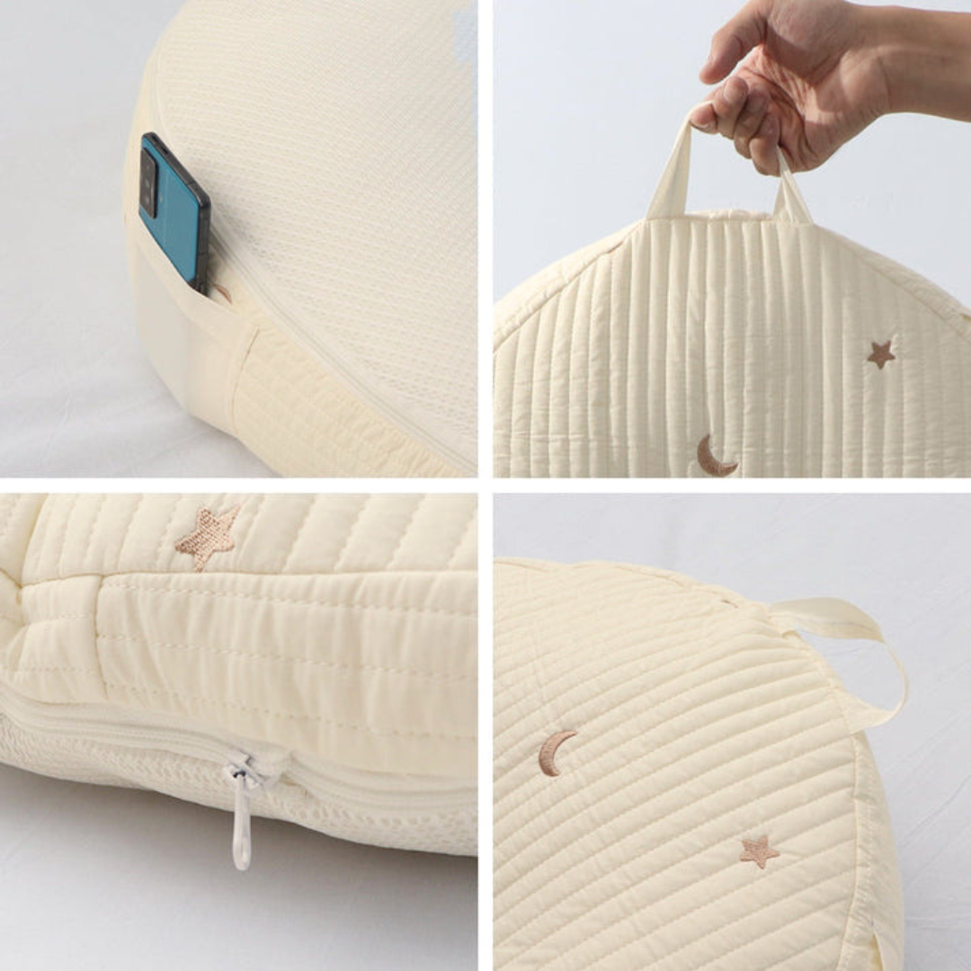Tiny Snugg Soft Nest Baby Lounger - machine washable cover