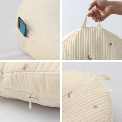 Tiny Snugg Soft Nest Baby Lounger - machine washable cover